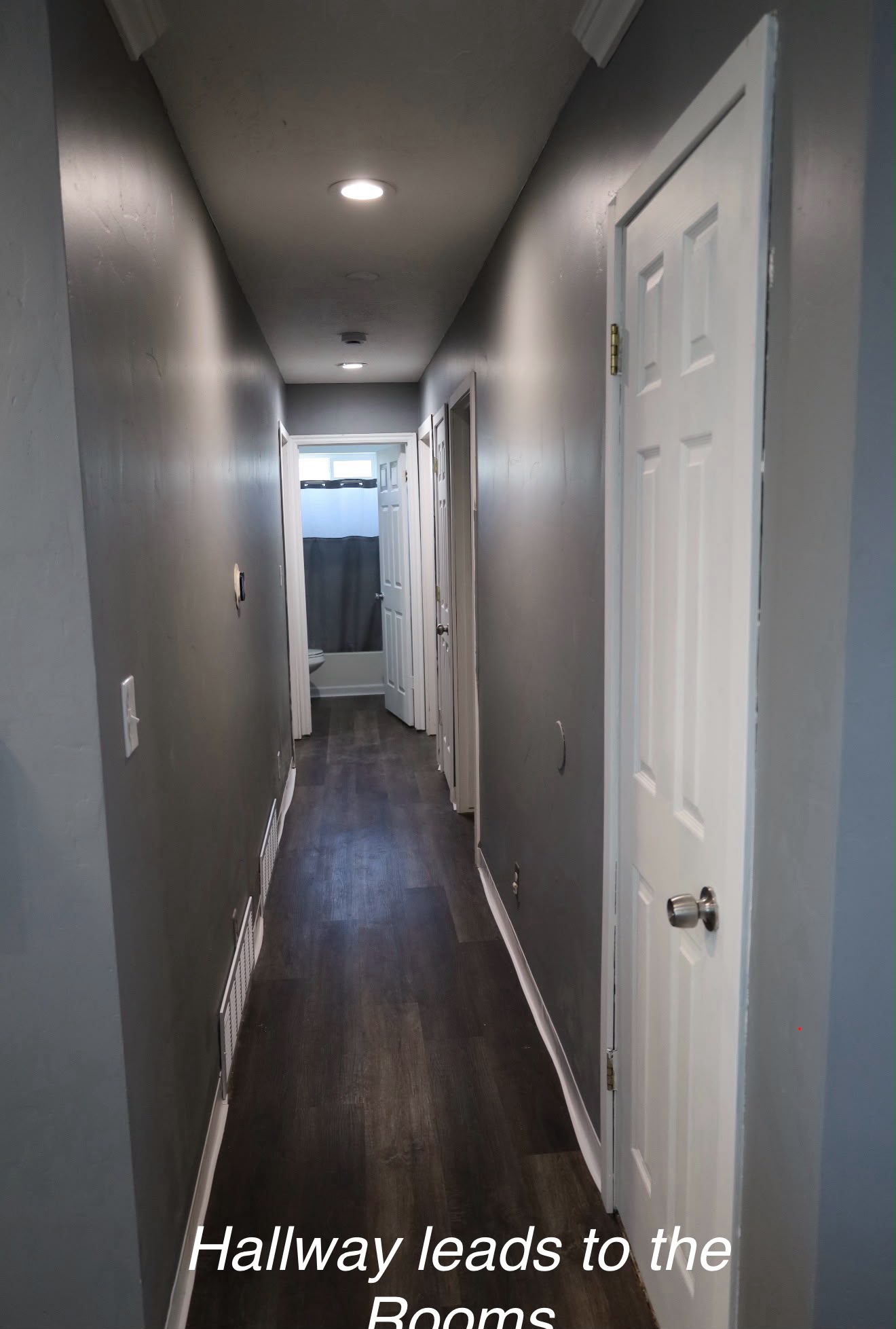 Hallway leading to the bedrooms