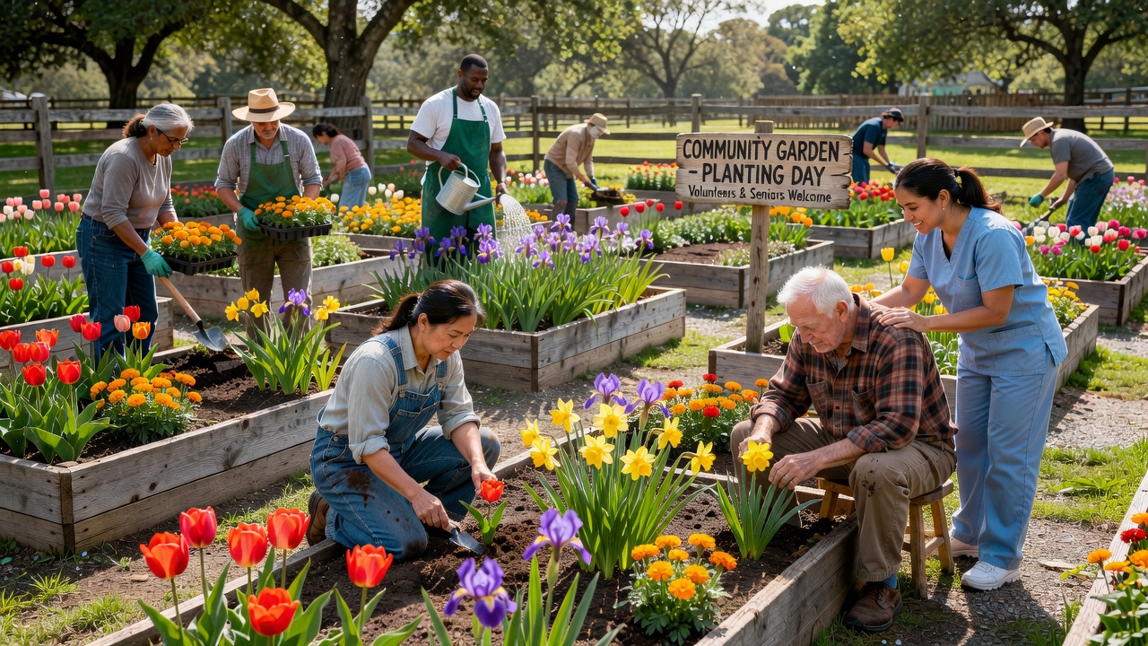 Outdoor community activity and recreation