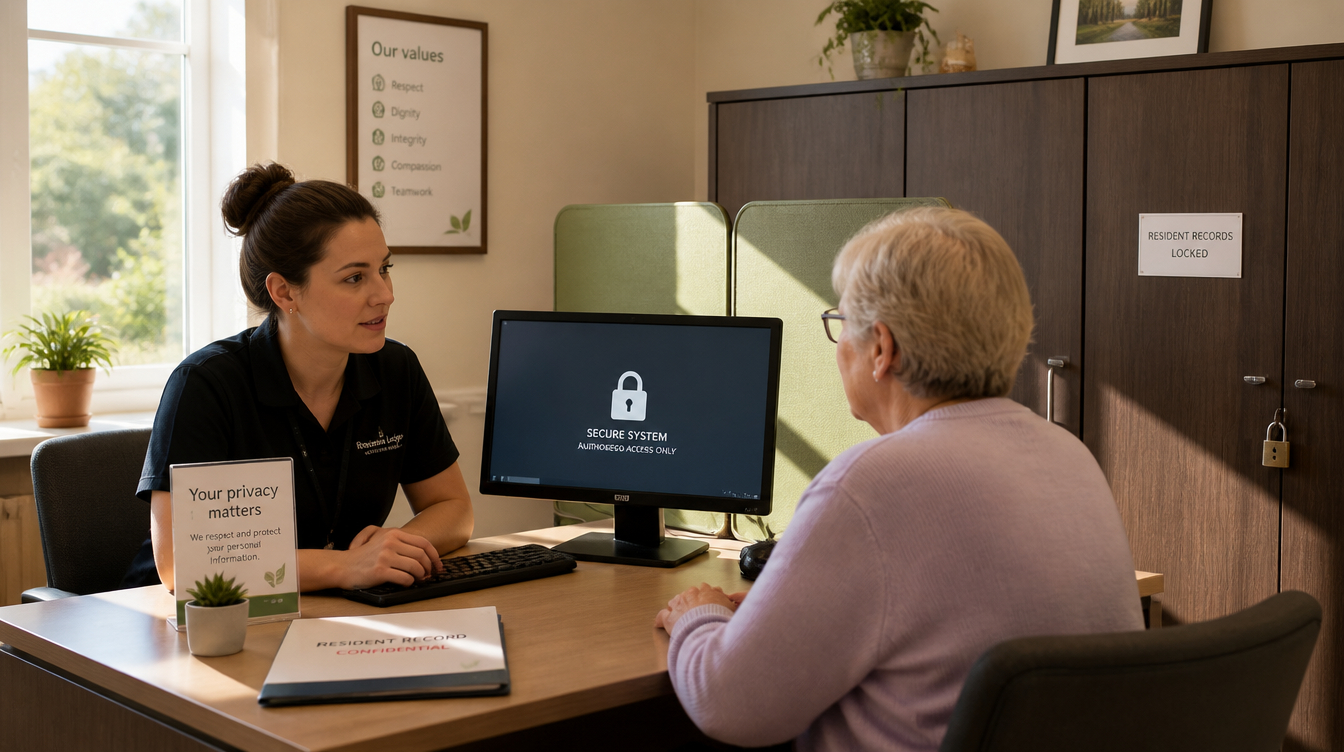 Secure and private care environment